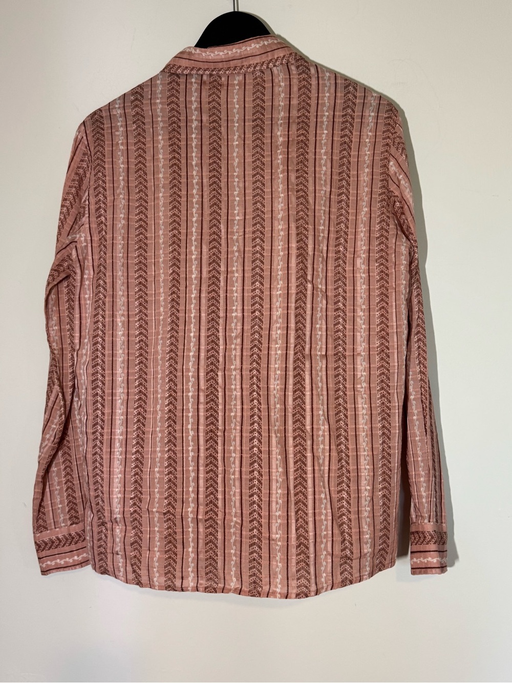 Vanessa Bruno Pink Printed Button Front Blouse 55% Viscose Cotton FR 36 US 4 - Picture 5 of 9
